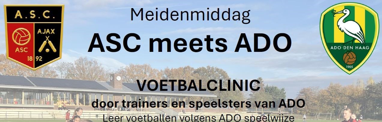 Asc Mediour Kom naar de ASC Meidenmiddag - ASC