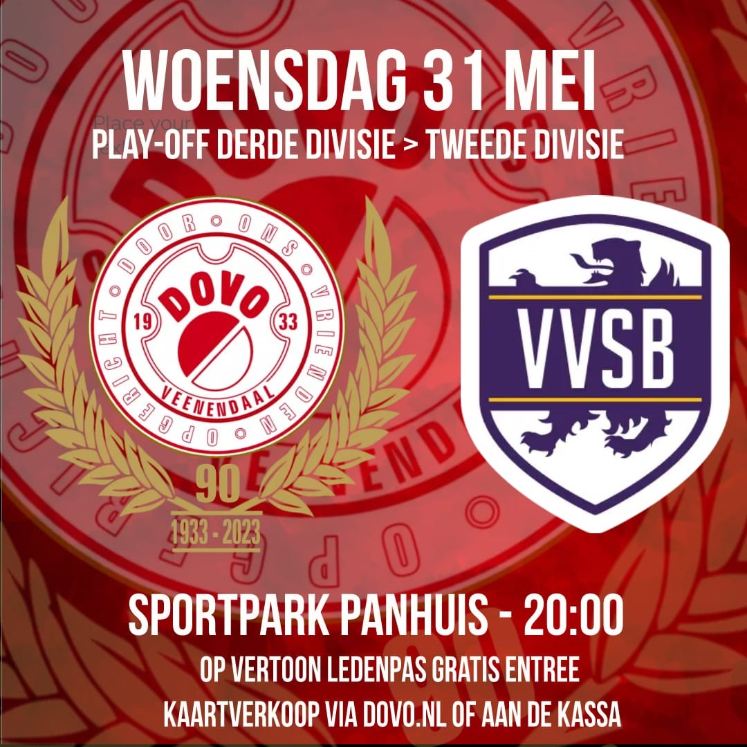 De nacompetitie gaat beginnen - Voetbalvereniging DOVO Veenendaal