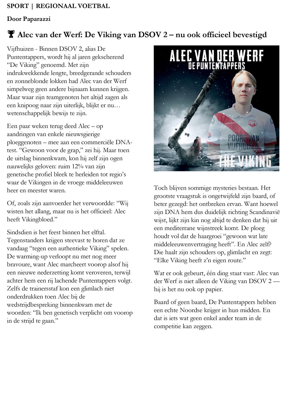 ¥ Alec van der Werf: De Viking van DSOV 2 – nu ook officieel bevestigd ...