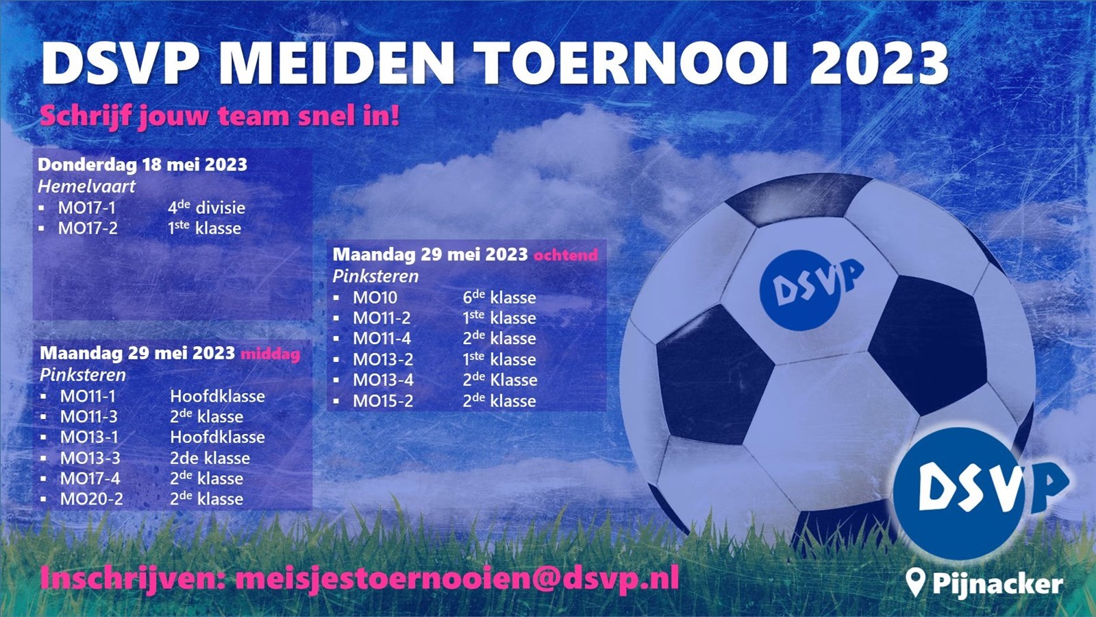 Meiden voetbal toernooien hulp Voetballen in PijnackerNootdorp, dat doe je hier! Meiden voetbal toernooien hulp Voetballen in PijnackerNootdorp, dat doe je hier!