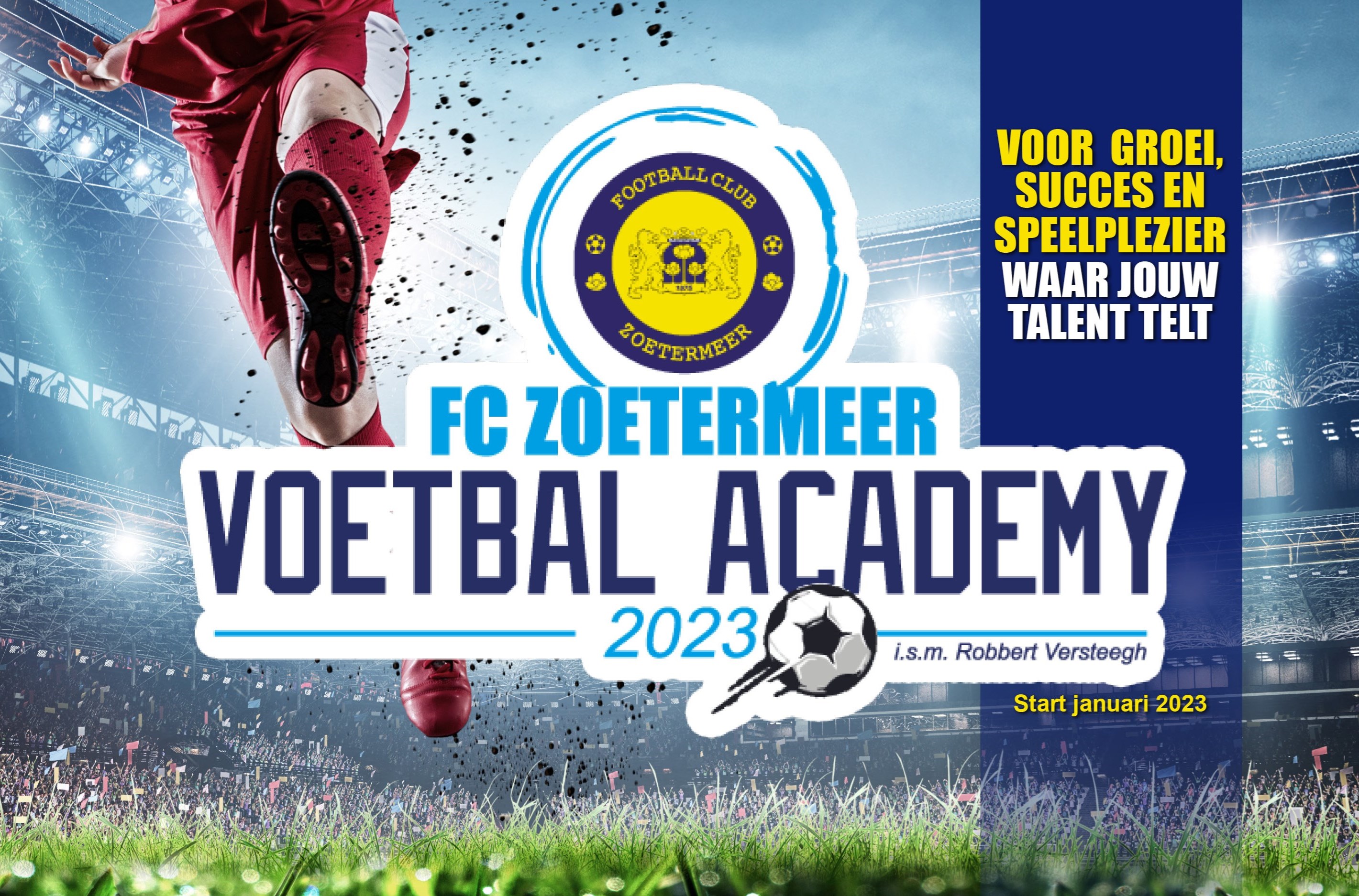 FC Zoetermeer start VOETBAL ACADEMY FC Zoetermeer