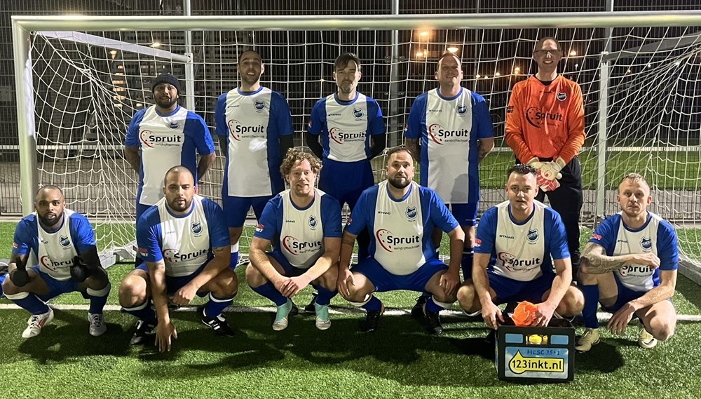 Nieuwe shirtsponsor 35+ tak: Spruit Aandrijftechniek - H.C.S.C. Den Helder