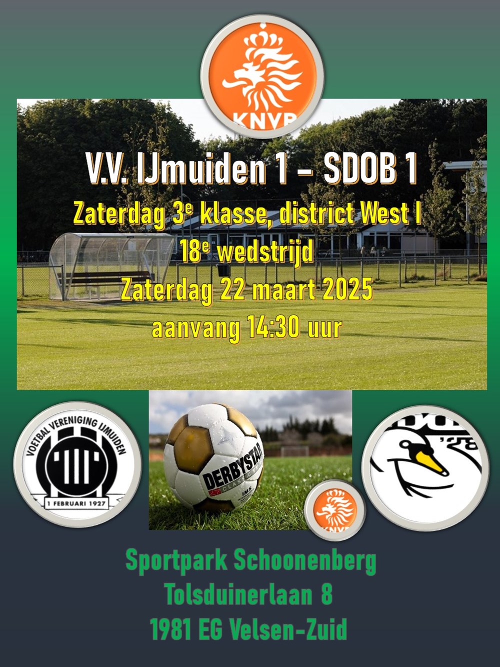 Sdob Het competitieprogramma van V.V. IJmuiden 1 in de 3e klasse A, district ...
