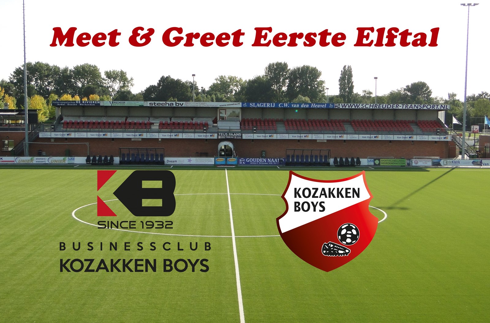 Meet & Greet Eerste Elftal Kozakken Boys