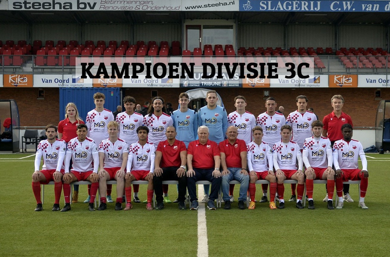 Kozakken Boys O23 is kampioen geworden in Divisie 3C Kozakken Boys