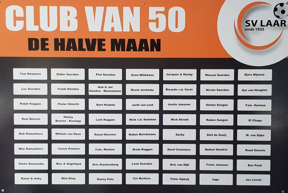 Club Van 50 S v Laar Voetbalclub Weert