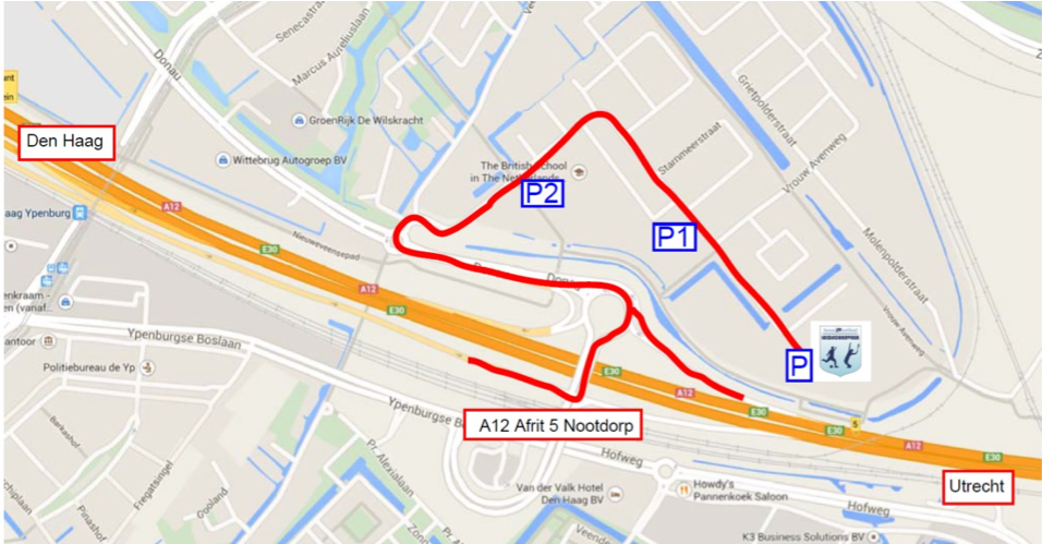 Routekaartje SV Leidschenveen Routekaartje SV Leidschenveen