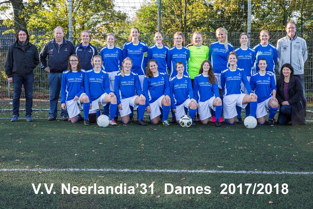 VV Neerlandia’31 Dames in het nieuw NEERLANDIA