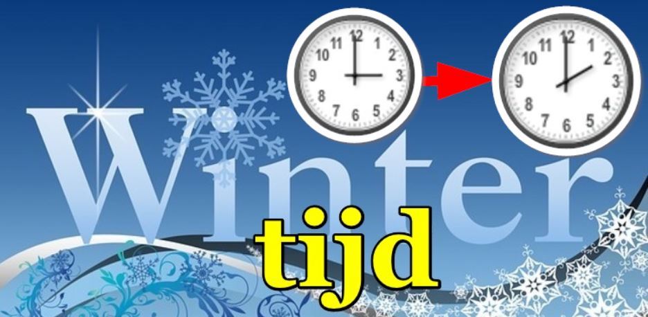 Let op! De klok gaat dit weekend een uur achteruit - RVC '33 uit