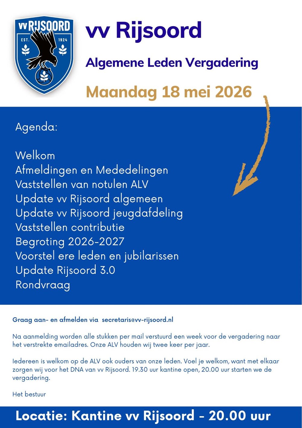 Agenda - V.V. Rijsoord