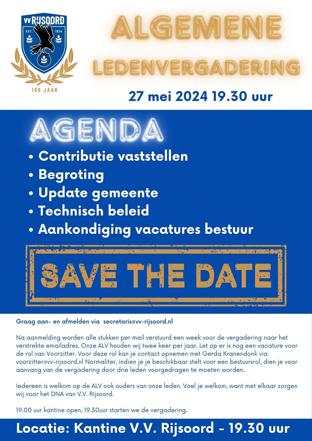 Agenda - V.V. Rijsoord