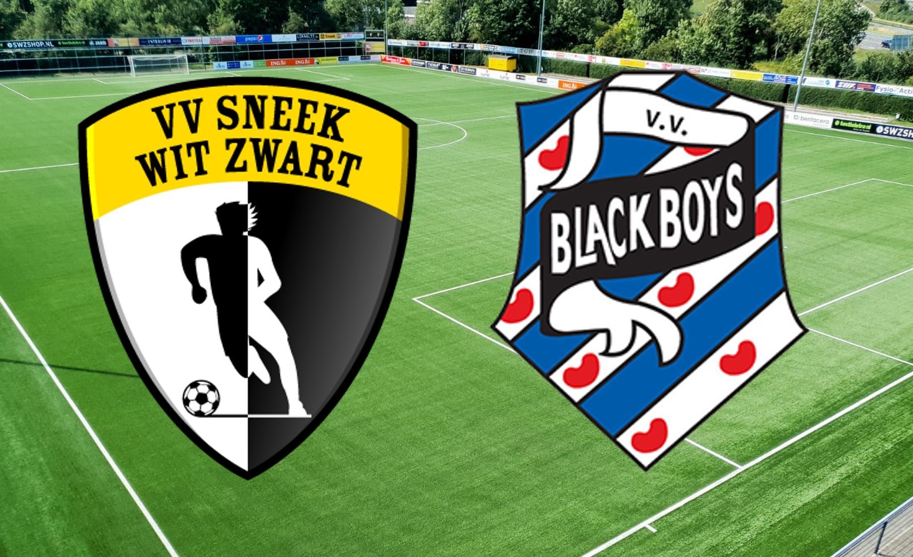 Sneek Wit Zwart Verwelkomt Leden Black Boys In 2021 VV Sneek Wit Zwart