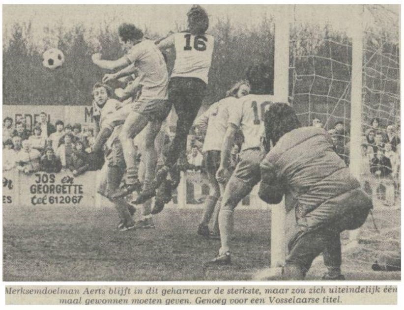 Selectie begin jaren '80 in de kijker - www.kvvvosselaar.be